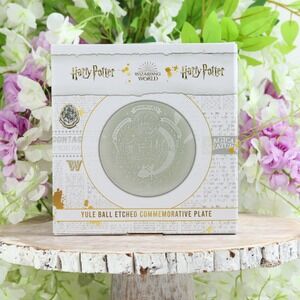 Harry Potter Wizarding World Yule Ball Etched Commemorative Plate Loot Crate New